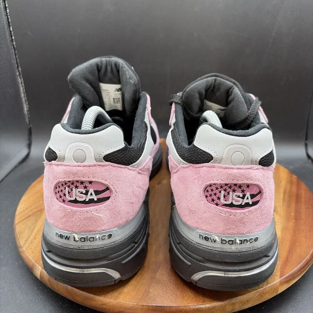 New Balance 993 Pink Taffy Mens Size 11.5 Running Shoes USA Made Sneakers